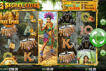 3 Secret Cities Slot Game Screenshot Image