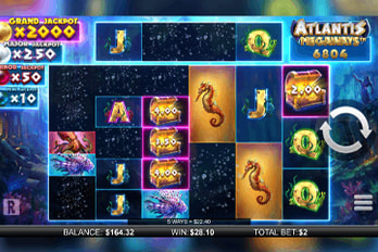 Atlantis Megaways Slot Game Screenshot Image