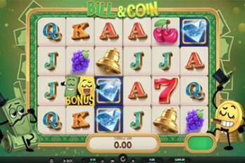 Bill and Coin Slot Game Screenshot Image