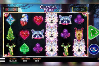 Crystal Wolf Lightning Chase Slot Game Screenshot Image