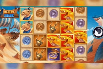 Desert Shark Slot Game Screenshot Image