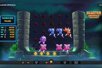 Kluster Krystals Megaclusters Slot Game Screenshot Image