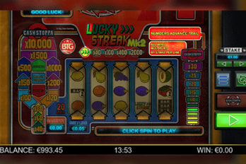 Lucky Streak Mk2 Slot Game Screenshot Image
