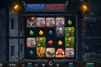 Mega Heist Slot Game Screenshot Image