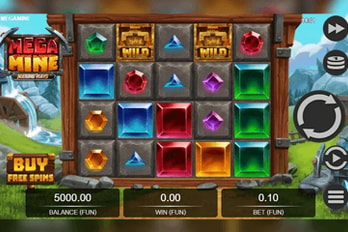 Mega Mine Nudging Ways Slot Game Screenshot Image