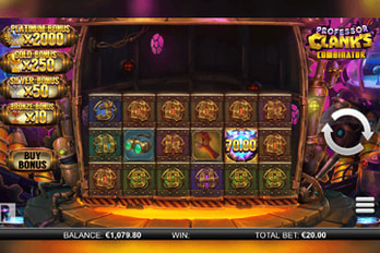Professor Clank's Combinator Slot Game Screenshot Image