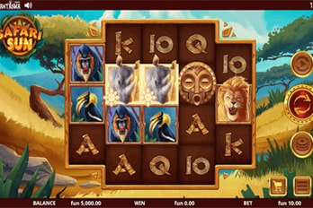 Safari Sun Slot Game Screenshot Image