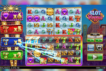Slot Vegas Megaquads Slot Game Screenshot Image