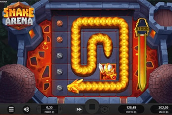 Snake Arena Slot Game Screenshot Image