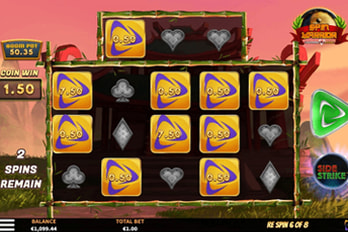 Spin Warrior Boom Pot Slot Game Screenshot Image