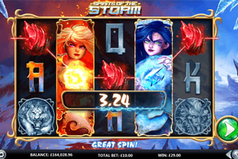 Spirits Of The Storm Slot Game Screenshot Image