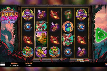 Temple Frenzy: Lightning Chase Slot Game Screenshot Image