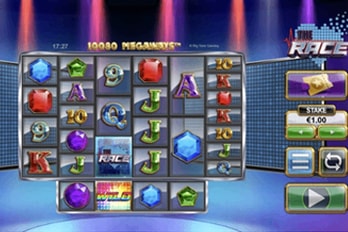 The Race Megaways Slot Game Screenshot Image