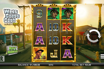 We$t Coa$t Ca$h: Infinity Reels Slot Game Screenshot Image