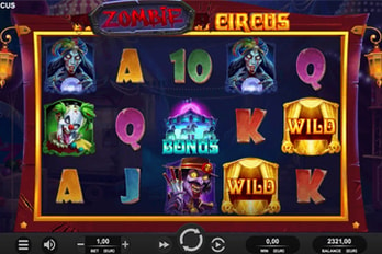 Zombie Circus Slot Game Screenshot Image