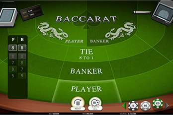 Reevo Baccarat Table Game Screenshot Image