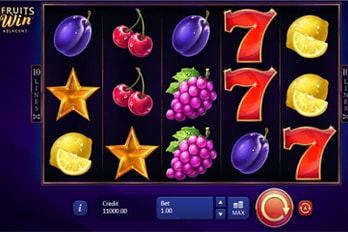 3 Fruits Win: 10 lines Slot Game Screenshot Image