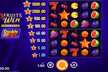 3 Fruits Win: Double Hit Slot Game Screenshot Image