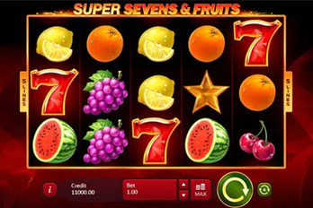 5 Super Seven & Fruits Slot Game Screenshot Image