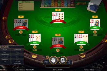 Blackjack Low Table Game Screenshot Image