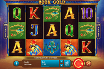 Book of Gold: Symbol Choice Slot Game Screenshot Image