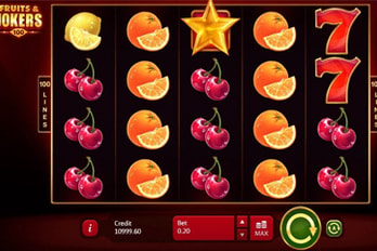 Fruits & Jokers: 100 lines Slot Game Screenshot Image