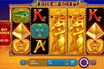 Rise of Egypt Deluxe Slot Game Screenshot Image