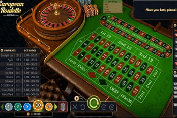 Roulette with Track Low Table Game Screenshot Image