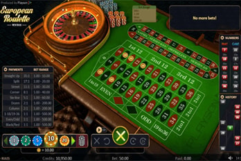 Roulette with Track Table Game Screenshot Image
