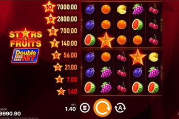 Stars & Fruits: Double Hit Slot Game Screenshot Image