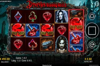 Dracula's Bloody Reels Slot Game Screenshot Image
