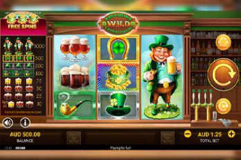 Expanding Wild Leprechaun Slot Game Screenshot Image