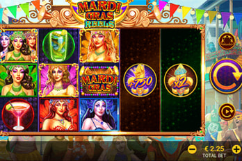 Mardi Gras Reels Slot Game Screenshot Image