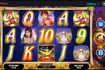 5 Wishes Slot Game Screenshot Image