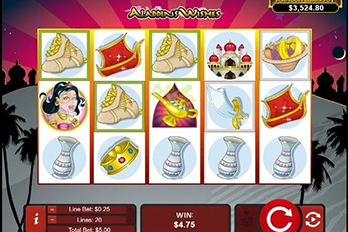 Aladdin's Wishes Slot Game Screenshot Image