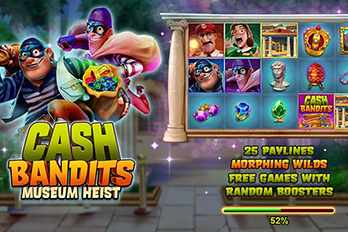 Cash Bandits Museum Heist Slot Game Screenshot Image