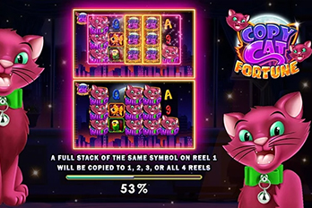 Copy Cat Fortune Slot Game Screenshot Image