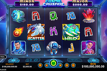 Cosmic Crusade Slot Game Screenshot Image