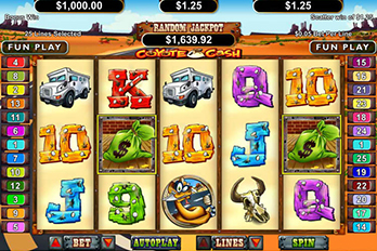 Coyote Cash Slot Game Screenshot Image