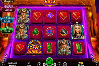 Egyptian Gold Slot Game Screenshot Image