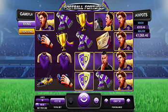 Football Fortunes Slot Game Screenshot Image