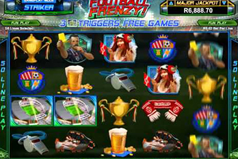 Football Frenzy Slot Game Screenshot Image