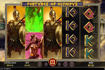 Fortunes Of Olympus Slot Game Screenshot Image