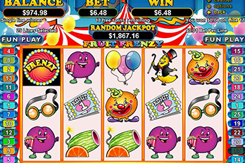 Fruit Frenzy Slot Game Screenshot Image