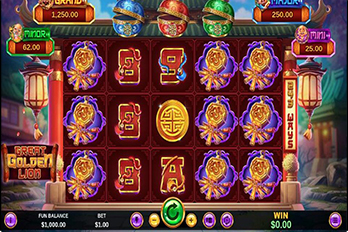 Great Golden Lion  Slot Game Screenshot Image