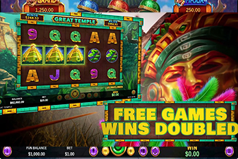 Great Temple Slot Game Screenshot Image