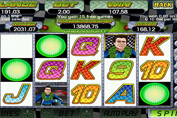 Green Light Slot Game Screenshot Image