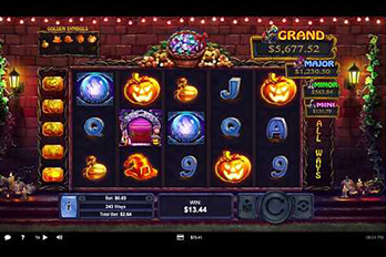 Halloween Treasures Slot Game Screenshot Image