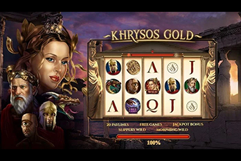 Khrysos Gold Slot Game Screenshot Image