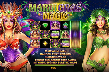 Mardi Gras Magic Slot Game Screenshot Image